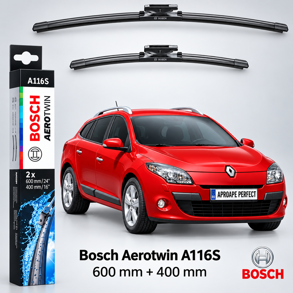 Ștergătoare Renault Megane III Grandtour KZ 2009–2015 | Bosch A116S
