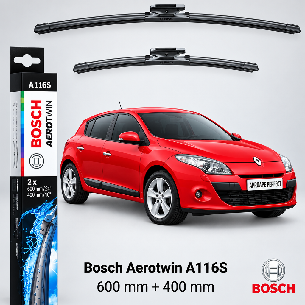 Ștergătoare Renault Megane III Hatchback Van BZ 2008-2017 | Bosch A116S