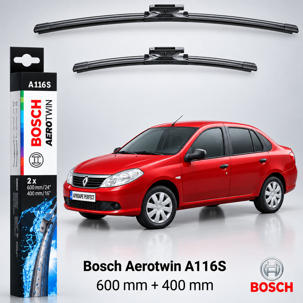 Ștergătoare Renault Symbol LU din 10.2008 | Bosch A116S
