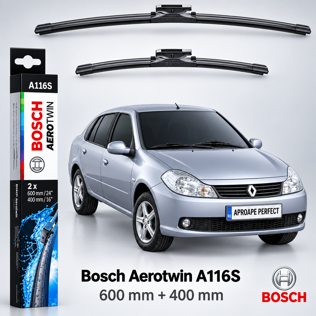 Ștergătoare Renault Thalia II LU 2008–2014 | Bosch A116S