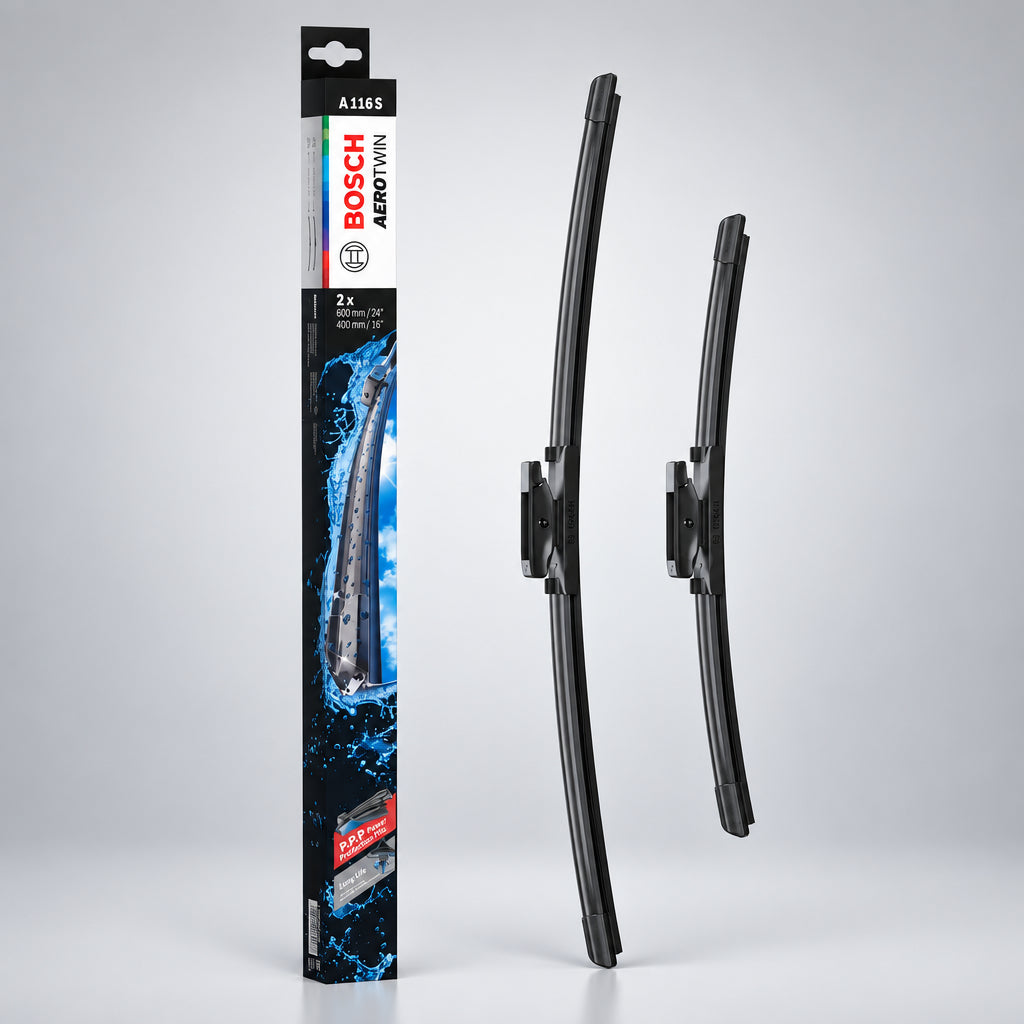 Set Bosch Aerotwin A116S cu două lamele de 600 și 400 mm și ambalaj original