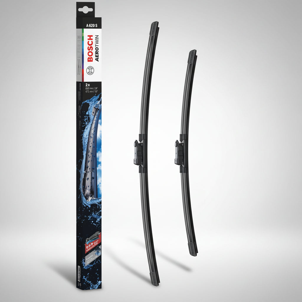 Set Bosch Aerotwin A620S 600mm + 475mm – cutie originală și lamele