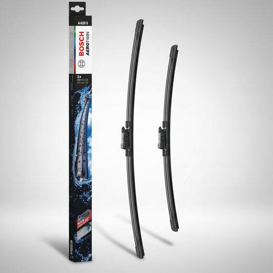 Set Bosch Aerotwin A620S 600mm + 475mm – cutie originală și lamele