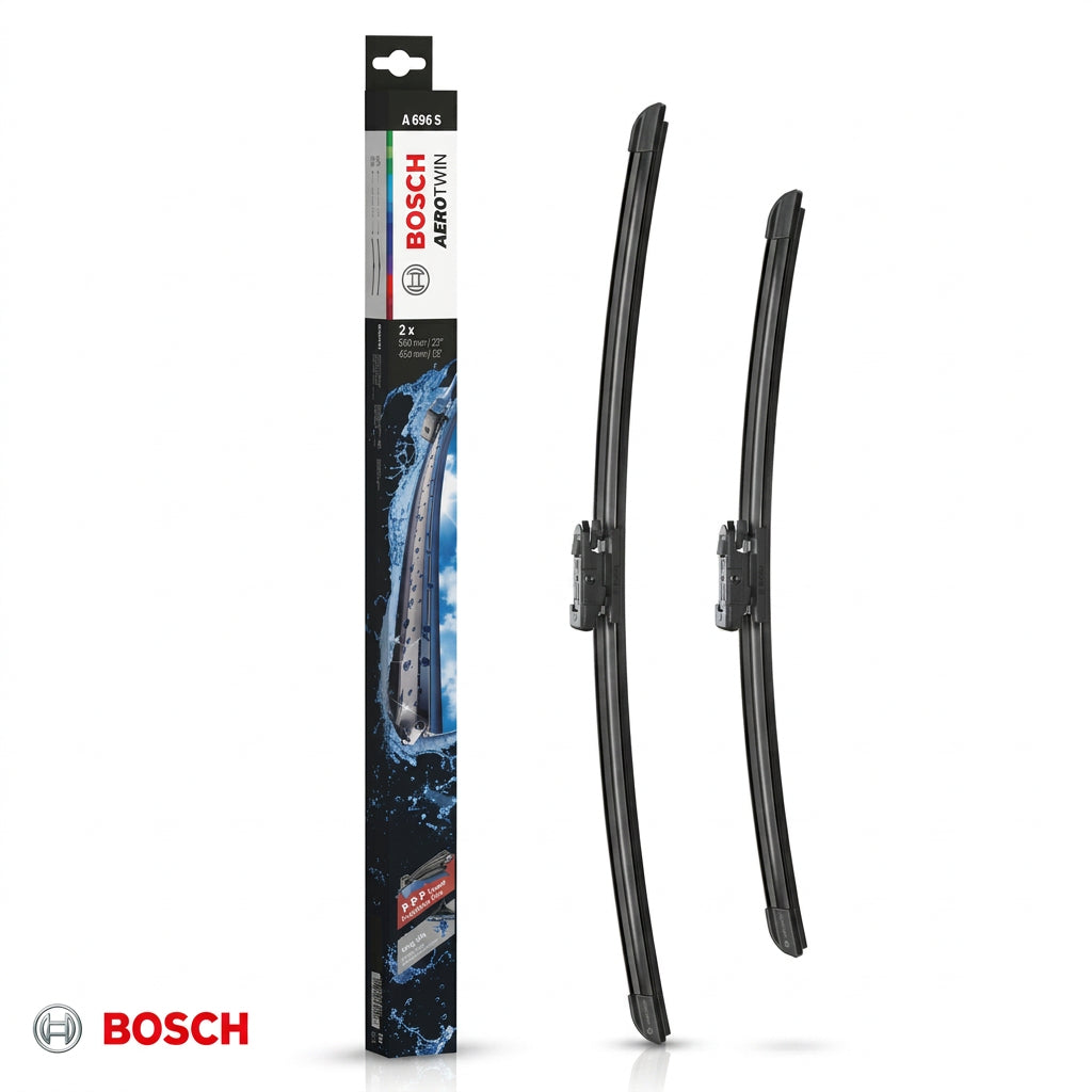 Ambalaj Bosch Aerotwin A696S și două ștergătoare de 550 și 450 mm