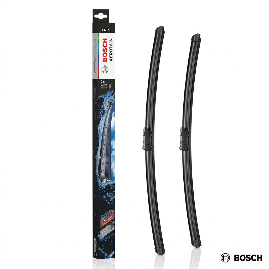 Ambalaj Bosch Aerotwin A697S și două ștergătoare de 530 și 575 mm