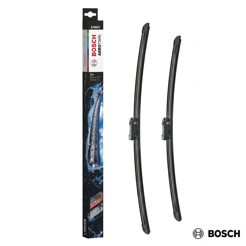 Ambalaj Bosch Aerotwin A966S și două lamele de 600 și 530 mm