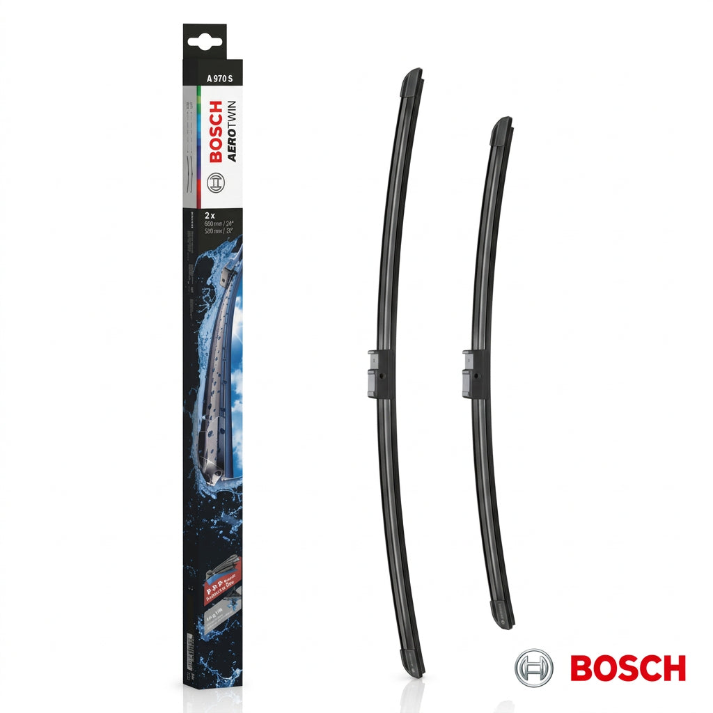 Ambalaj Bosch Aerotwin A970S și două lamele de 600 și 500 mm