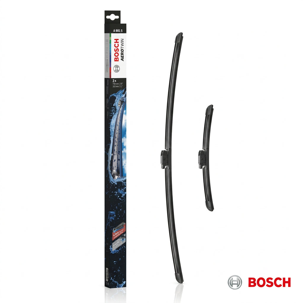 Ambalaj Bosch Aerotwin A981S și două lamele de 700 și 300 mm