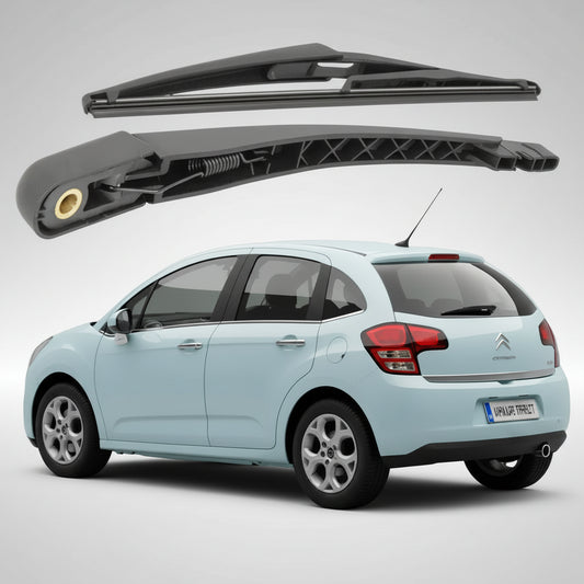 Braț și Lamelă Ștergător Spate Citroën C3 II (2009-2016) – 305mm, Set Complet cu Capac Mammooth MMT RAW 045