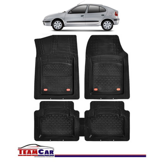 Covorase Auto TeamCar® Tip Tavita Compatibile Renault Megane I (1995-2002) Negru Material Rezistent