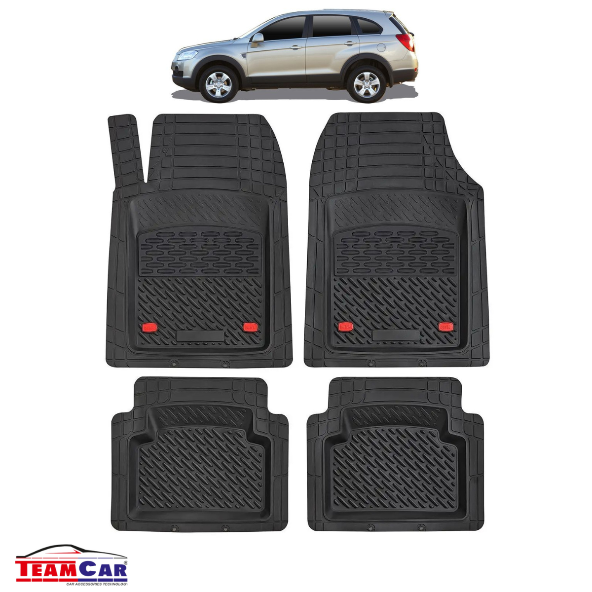 Covorase Auto Tip Tavita Compatibile Chevrolet Captiva C100 (2006–2011)