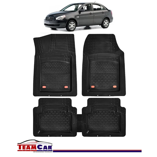 Covorase Auto Hyundai Hyundai Accent III (2006-2010) - Cauciuc Tip Tavita