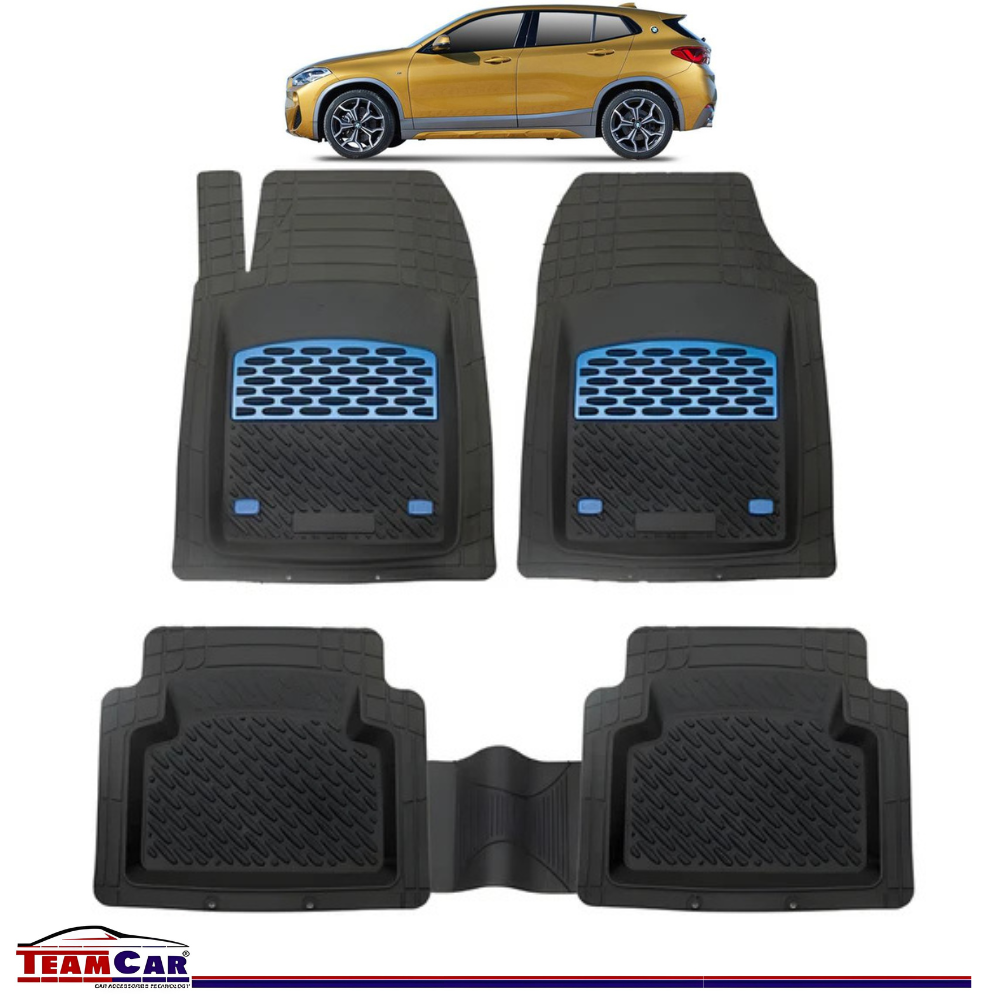 TeamCar® Fußmattenwanne, passend für BMW X2 F39 (2017–2024), Blau