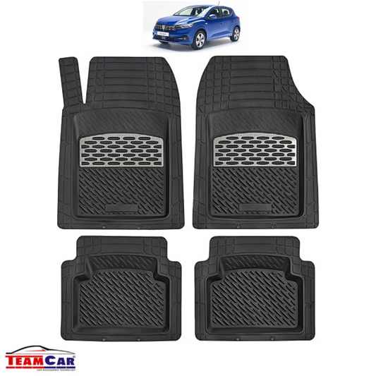 Covorașe Auto TeamCar® Tăviță Compatibile Dacia Sandero III (2020–prezent) - Silver