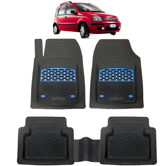 covorase Fiat Panda II (2003–2012) black-blue
