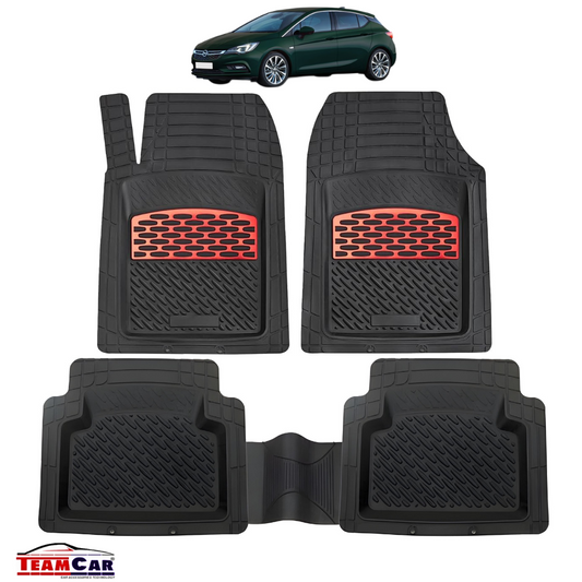 Covorase Opel Astra J (Mk6) Hatchback 5 uși black/red