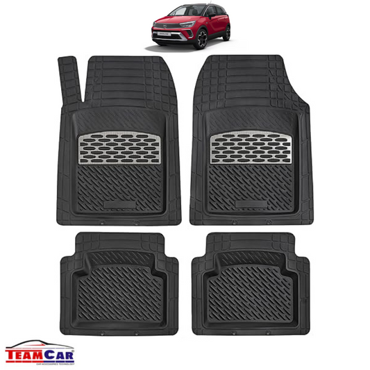 Covorase Auto TeamCar® Tip Tavita Compatibile Opel Crossland  (2020–prezent) - Suv, Silver