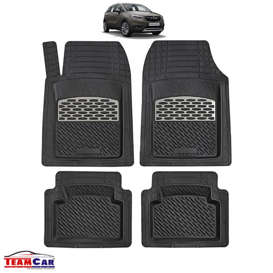 Covorase Auto TeamCar® Tip Tavita Compatibile Opel Crossland X (2017–2020) - Suv, Silver