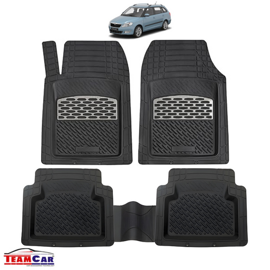 Covorase skoda fabia black/silver