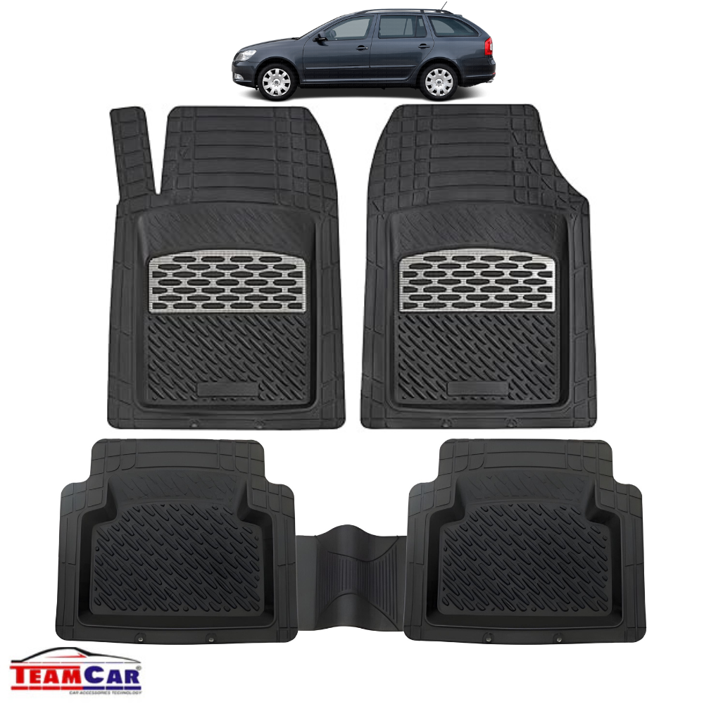 Covorase Skoda Octavia II (2004–2013) - Combi black/carbon