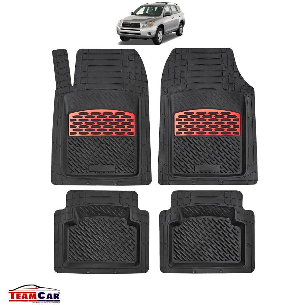 Covorase Auto TeamCar® Tip Tavita Compatibile Toyota RAV4 (2006–2012) Red