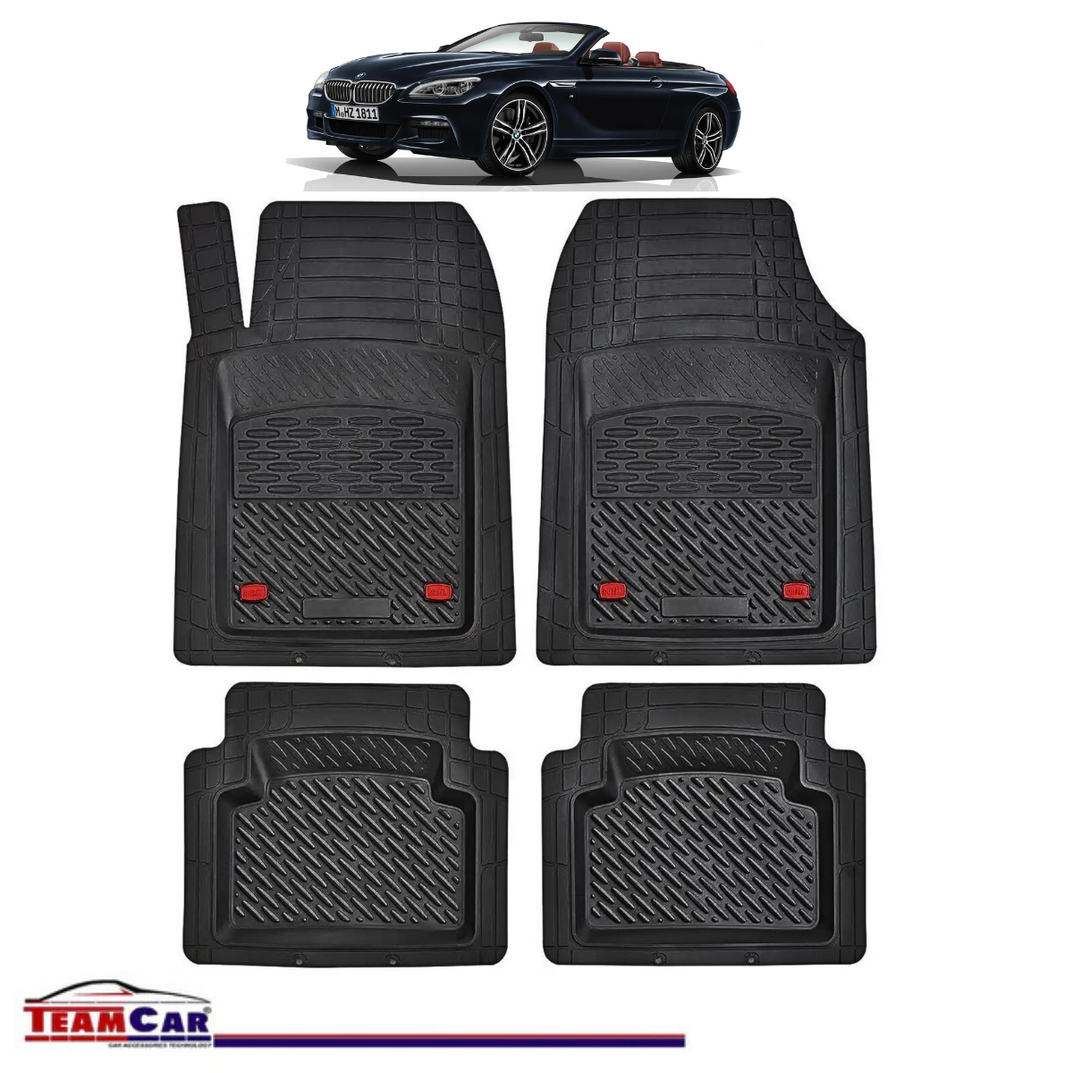 Covorase Auto Tip Tavita Compatibile BMW Seria 6 F12 Cabriolet (2011–2018)