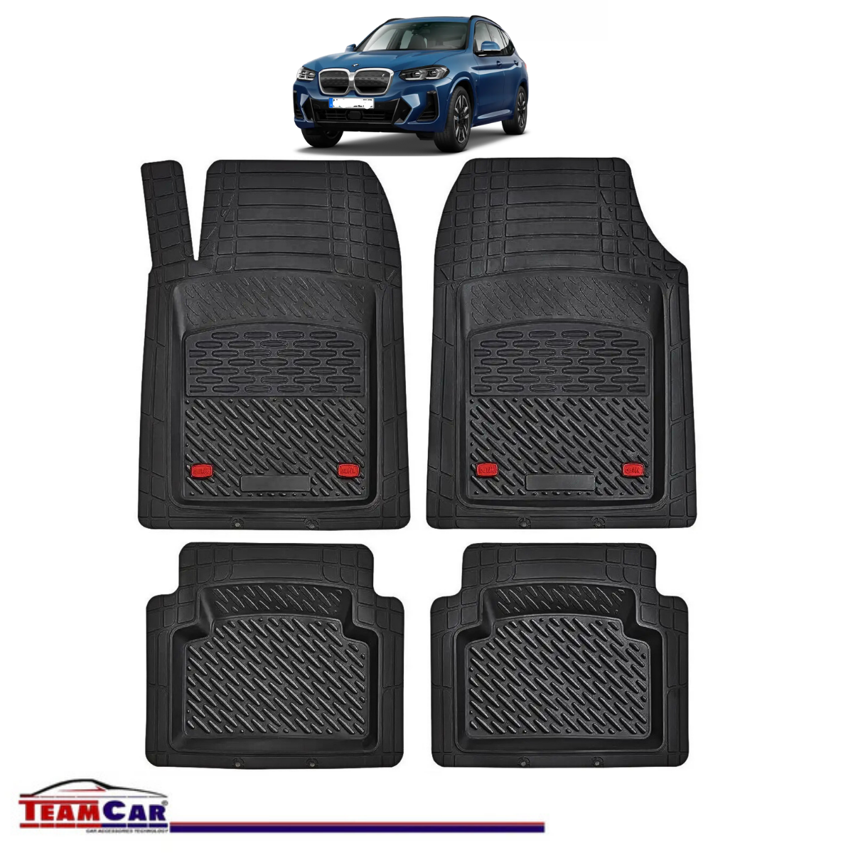 Covorase Auto Tip Tavita Compatibile BMW iX3 G08 Electric SUV (2020–2025)