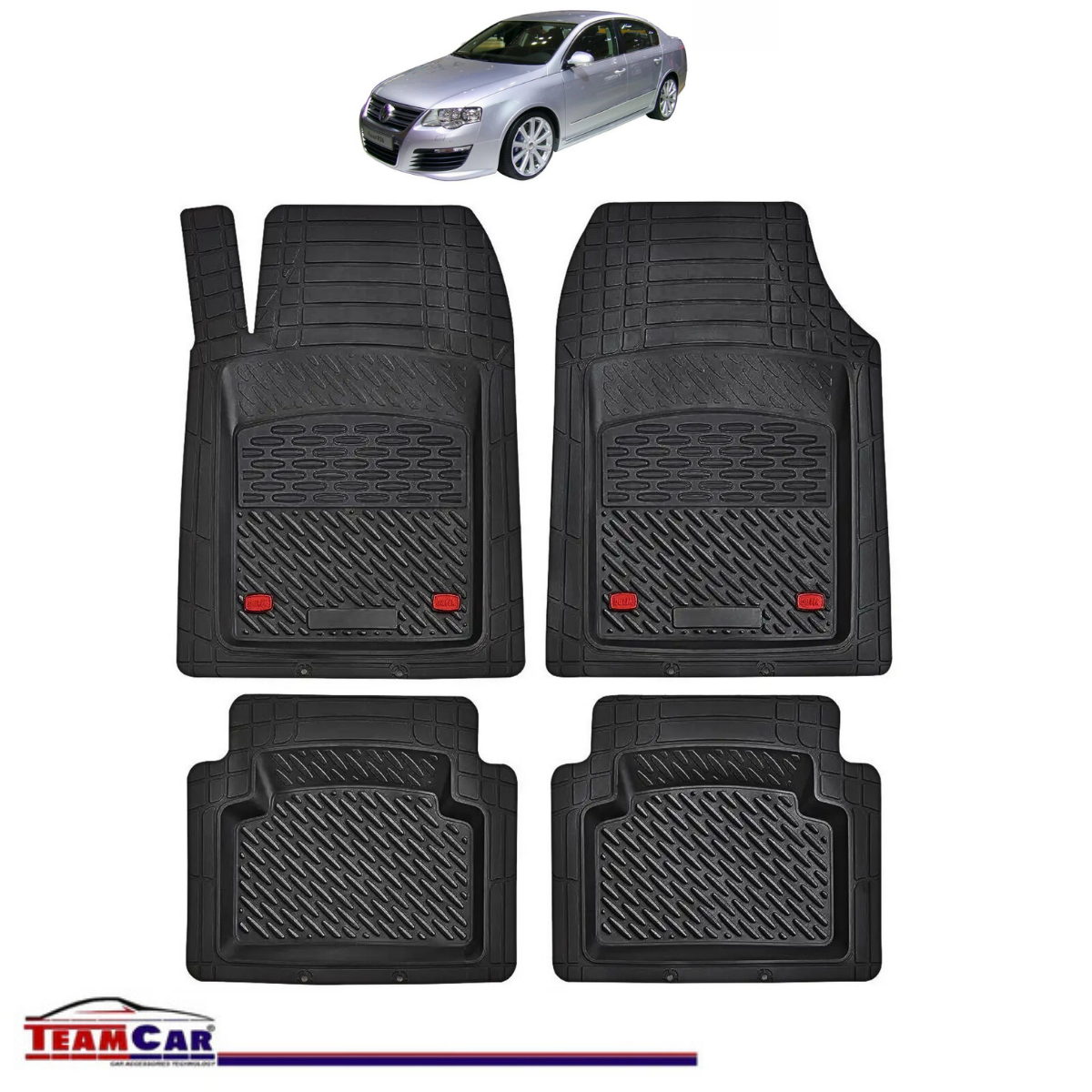 Covorase Auto Tip Tavita Compatibile Volkswagen Passat B6 Sedan (2005–2010)