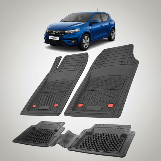 Covorase Tip Tavita Compatibile Dacia Sandero III 2020-2022 , Negru