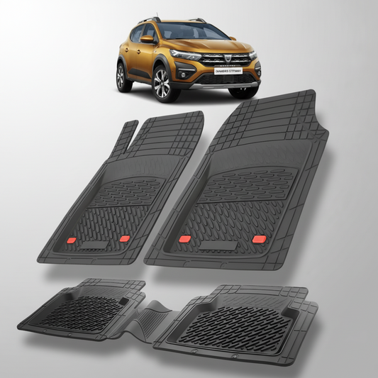 Covorase Tip Tavita Compatibile Dacia Sandero III Stepway 2020-2022 , Negru