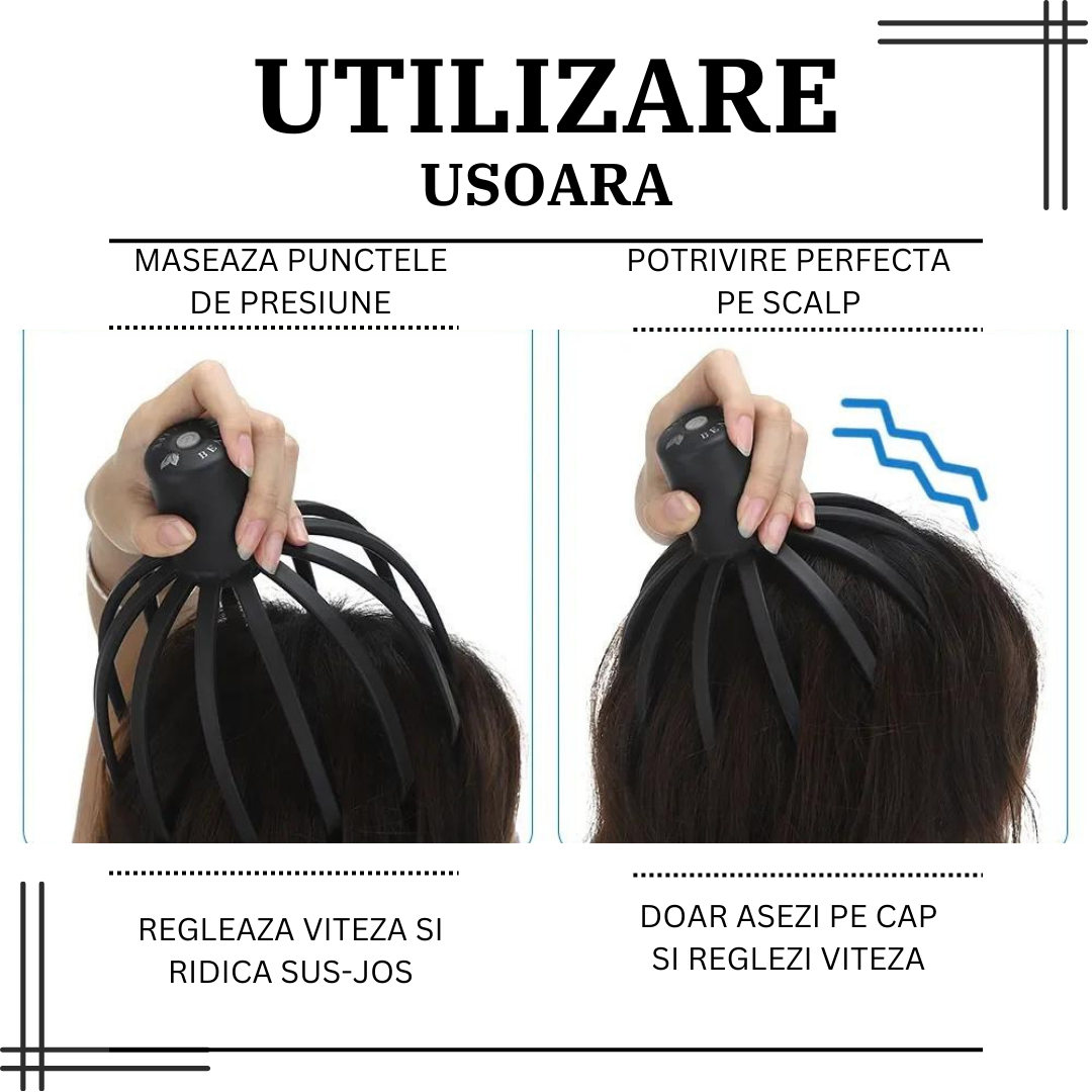 Aparat Masaj Electric pentru Scalp