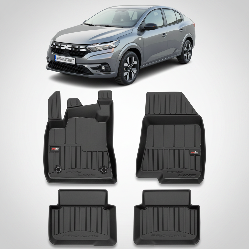 Set Covorase Auto Tip Tavita Dacia Logan 3 (2020-) - ProLine 3D, 4 Piese, Cod FRG 3D427303 | frogum
