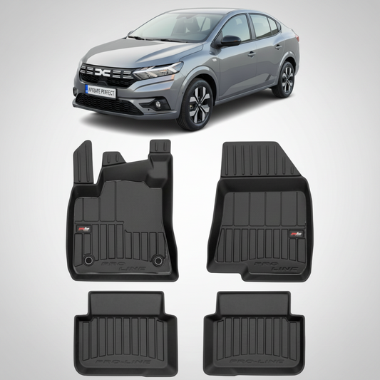 Set Covorase Auto Tip Tavita Adanca Dacia Logan 3 GPL ECO-G (2020-) - ProLine 3D, 4 Piese | Frogum