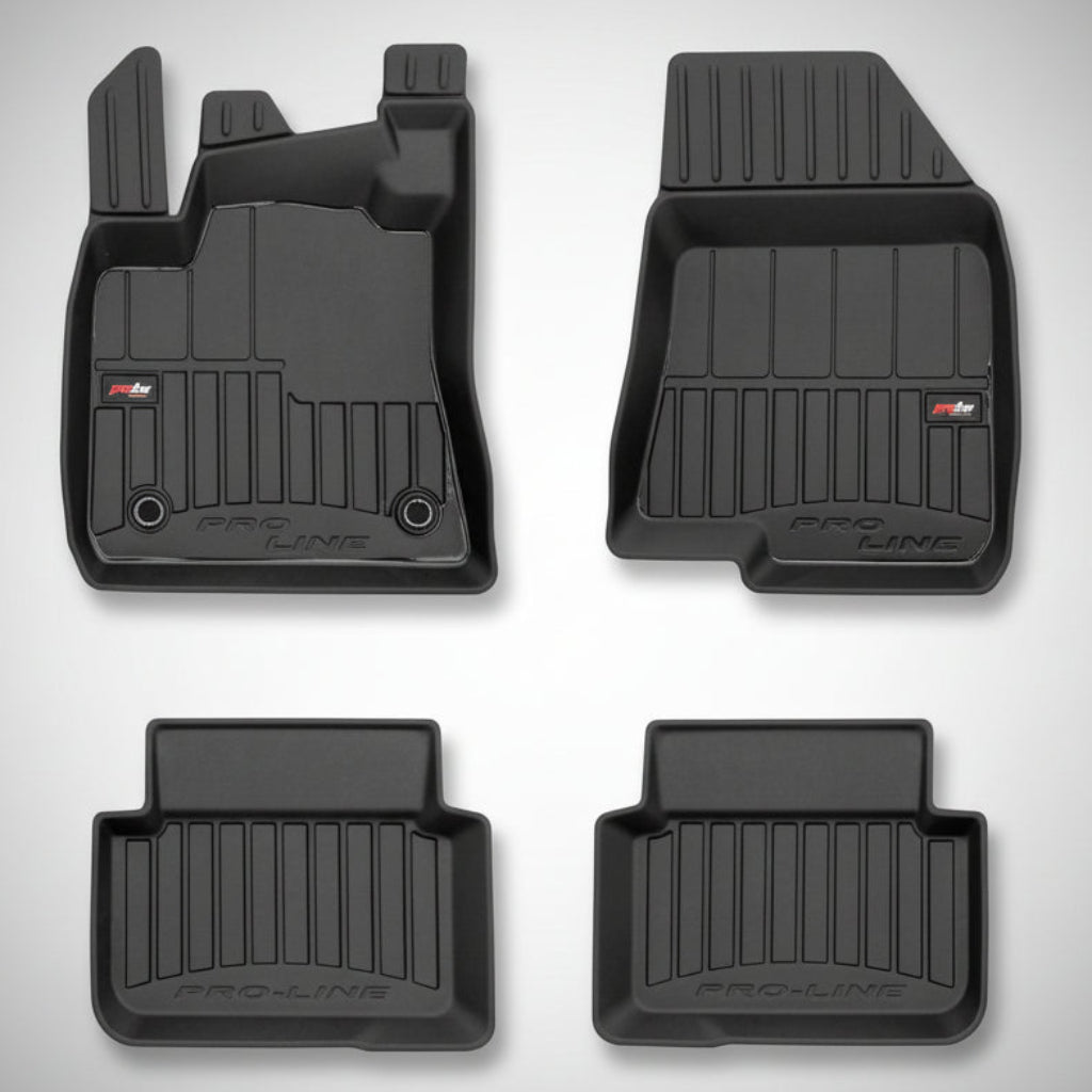 Covorase frogum ProLine 3D Dacia Logan 3 - vedere spate habitaclu cu margini ridicate