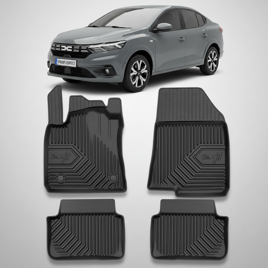 Set Covorase Auto Tip Tavita Premium Dacia Logan 3 (2020-prezent) - 4 Piese | Frogum No. 77