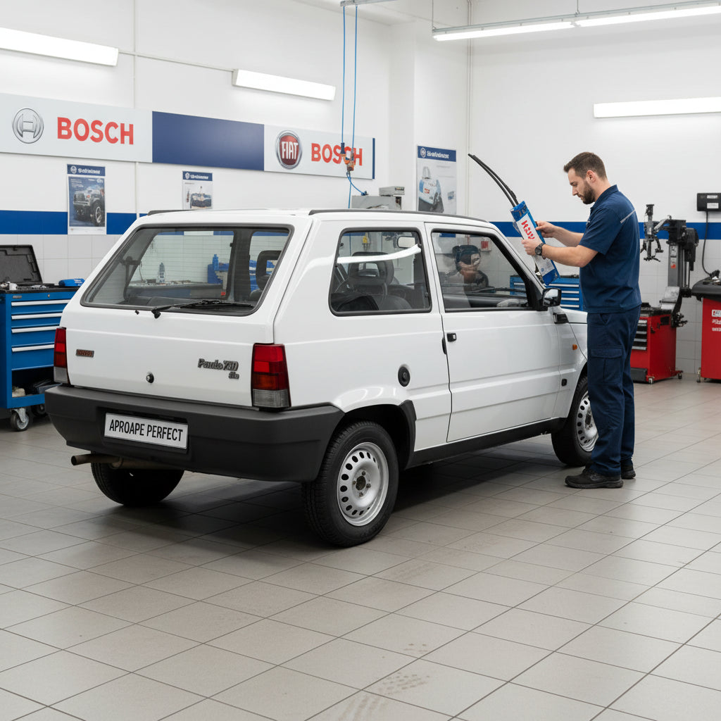 Schimbare Ștergător Lunetă Bosch Twin H341 la Fiat Panda Hatchback Van