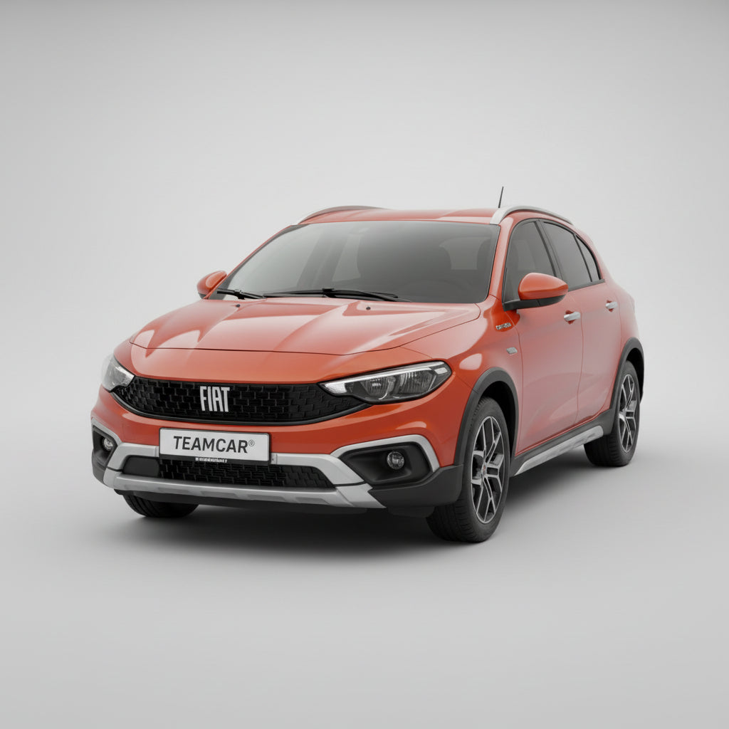 Fiat Tipo Egea Cross (Hatchback) portocaliu.