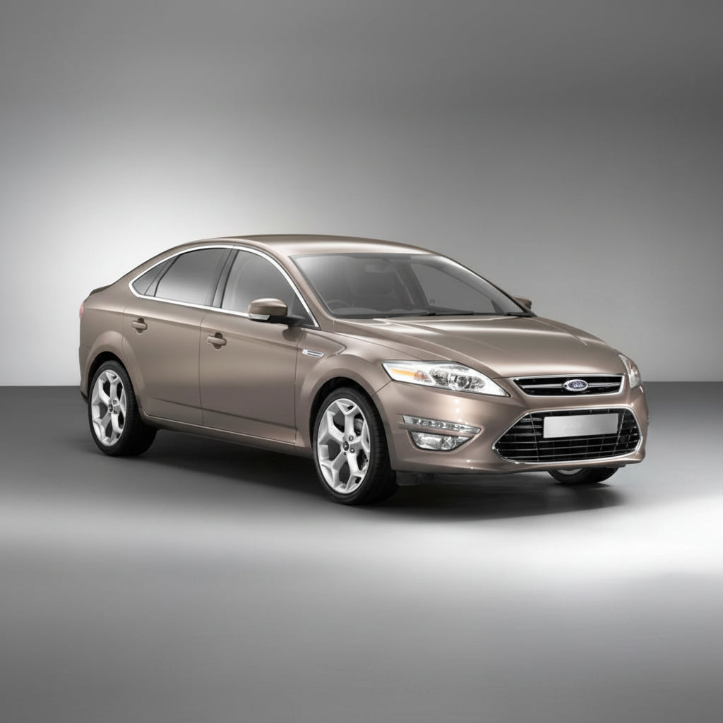 Bronze Ford Mondeo IV / Mk4 Sedan (2007–2014) on a gray background