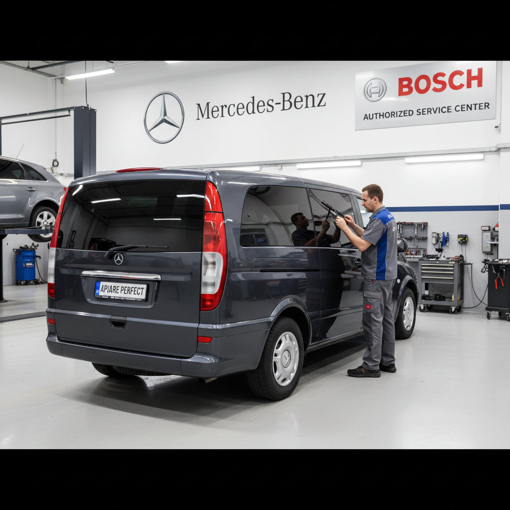 Schimbare Ștergător Lunetă Bosch Twin H341 la Mercedes-Benz Vito/Mixto Van (W639) 2003–2014