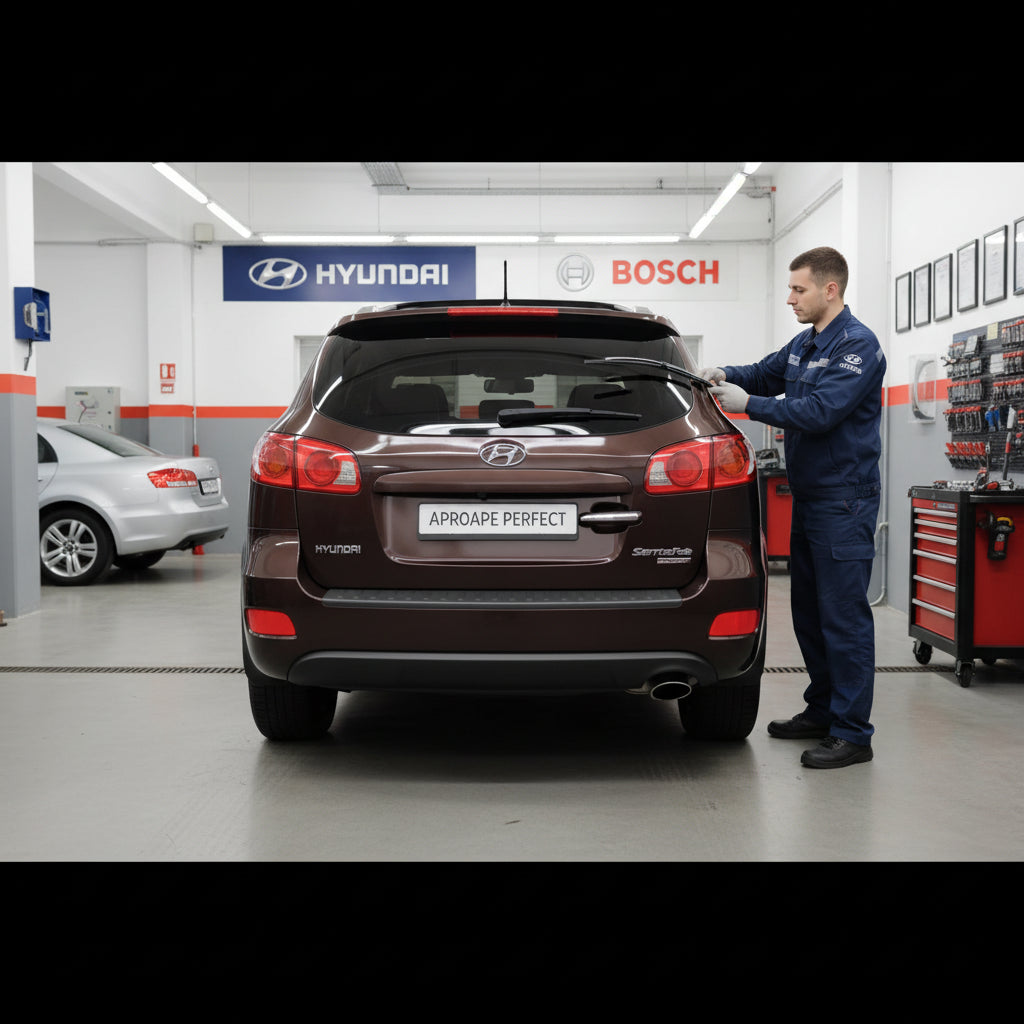 Schimbare Ștergător Lunetă Bosch Twin H341 la Hyundai Santa Fé II (CM) SUV 2006–2012