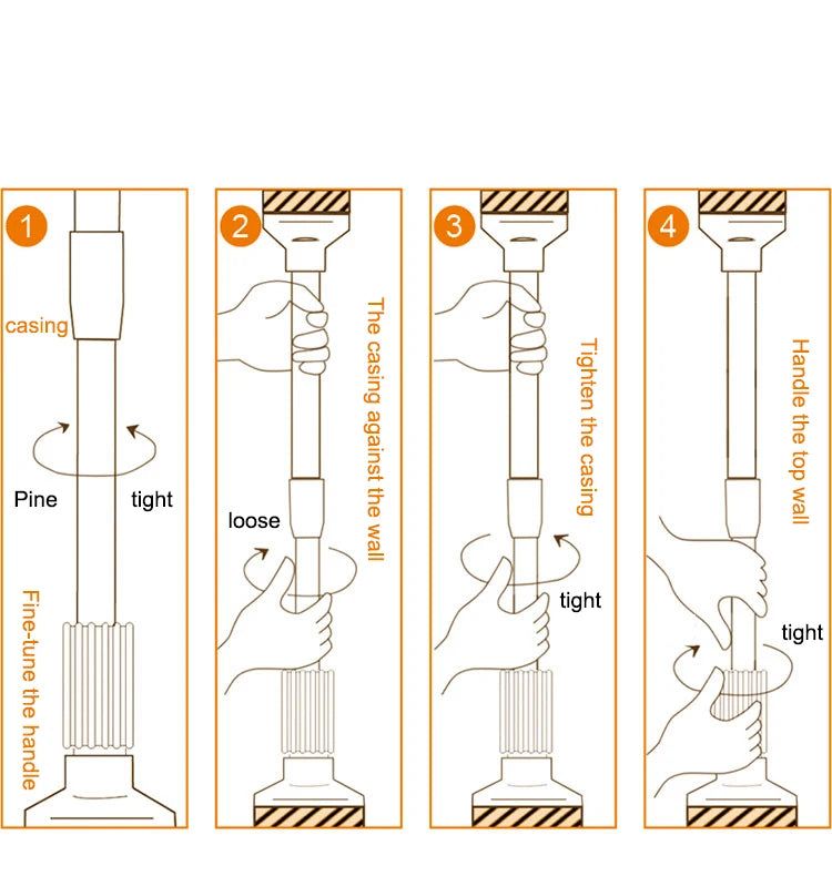 Raft de Baie Telescopic cu 4 Etajere