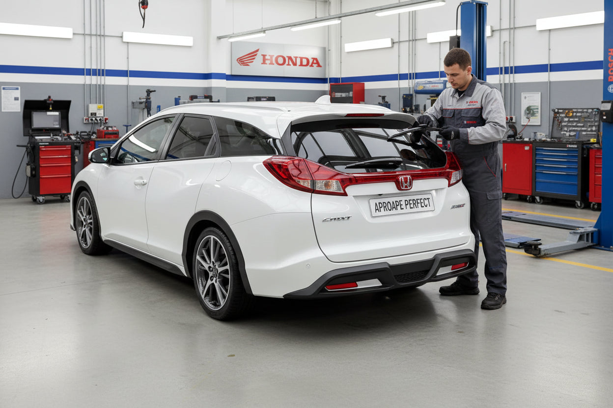 Schimbare Ștergător Lunetă Bosch Rear H306 (Twin) la Honda Civic IX Tourer [FK]
