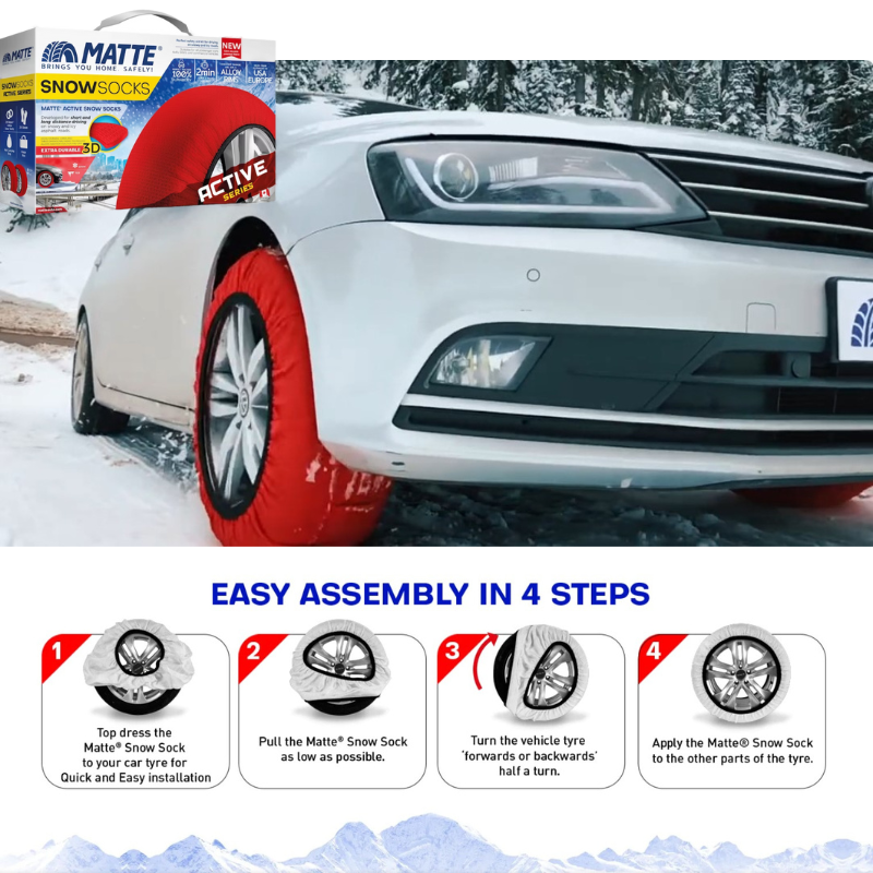 Lanturi Auto Textile Tip Sosete MATTE Snow Socks Active XXL