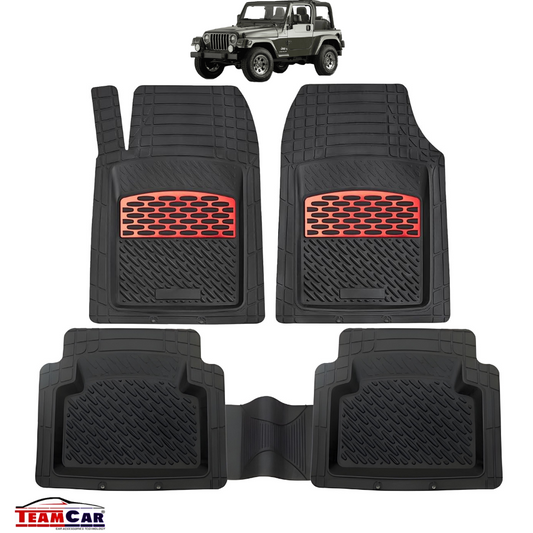 Covorase Jeep Wrangler TJ (1997–2006) black/red
