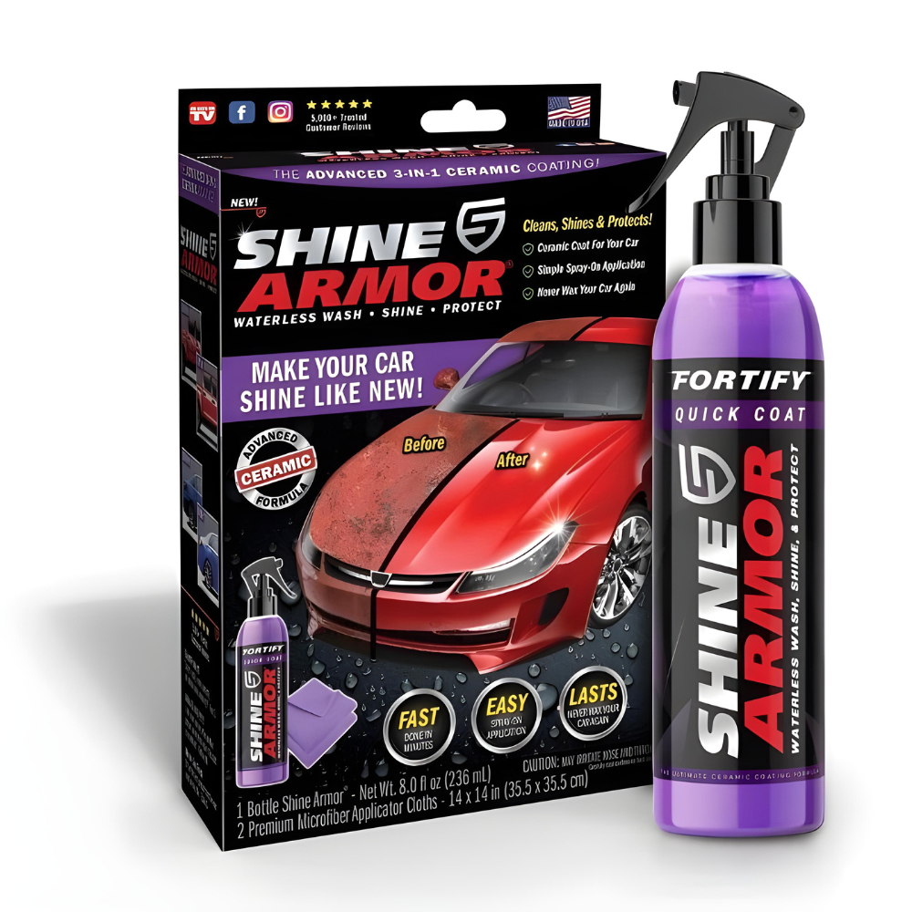 Shine Armor - Spray Ceramic 3 în 1 pentru Protecție și Lustruire