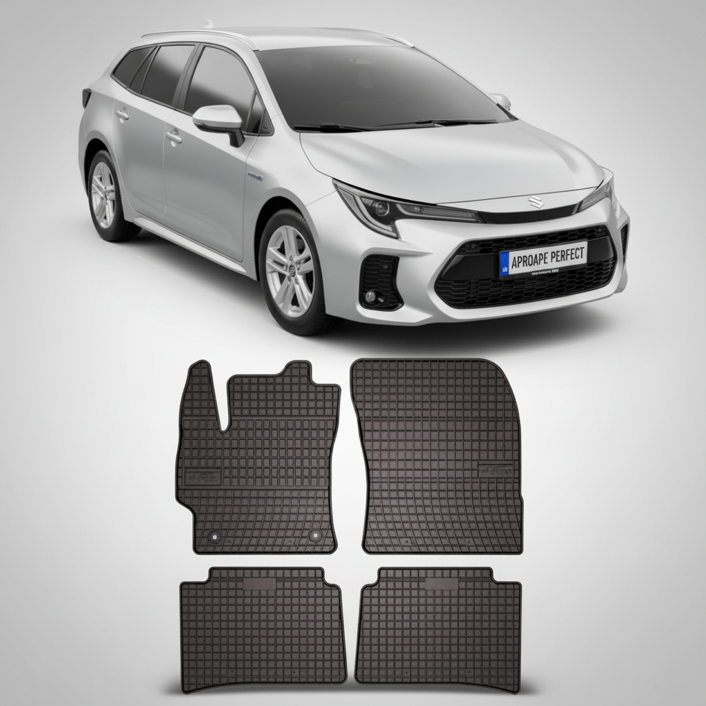 Covorașe Auto Cauciuc Basic pentru Suzuki Swace (2020–2022) Break
