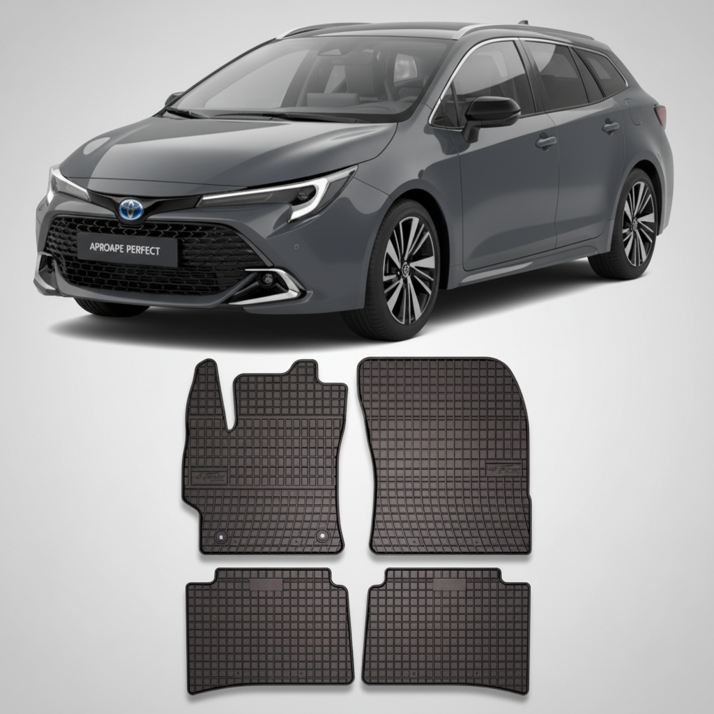 Covorașe Auto Cauciuc Basic pentru Toyota Corolla Estate (2023–prezent) Break