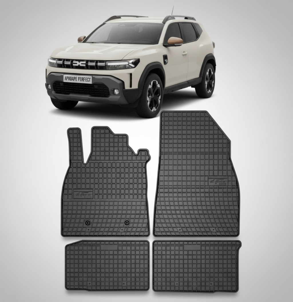 Covorașe cauciuc pentru Dacia Duster 3 1.6 HYBRID 140 (PYM/PYN, 2023-prezent)