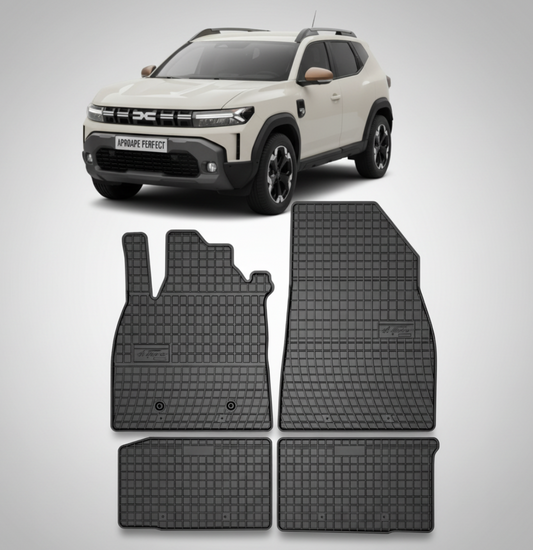 Covorașe cauciuc pentru Dacia Duster 3 1.6 HYBRID 140 (PYM/PYN, 2023-prezent)