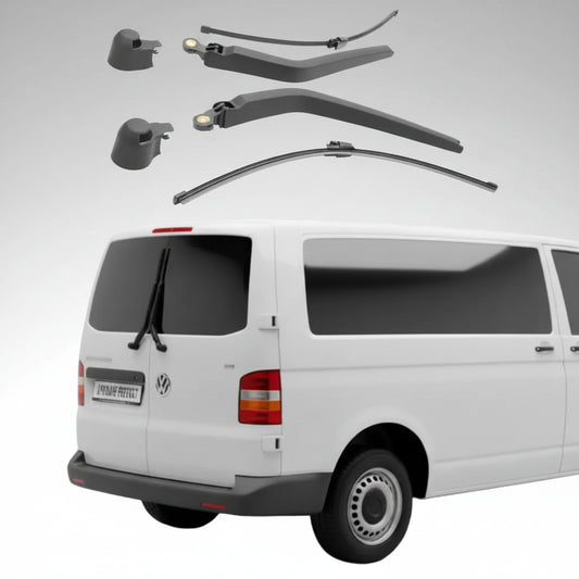 Set 2 Brațe și Lamele Ștergător Spate VW Transporter T5 Platform Chassis 7JD (2003-2015) - 460mm, Mammooth MMT RAW 530